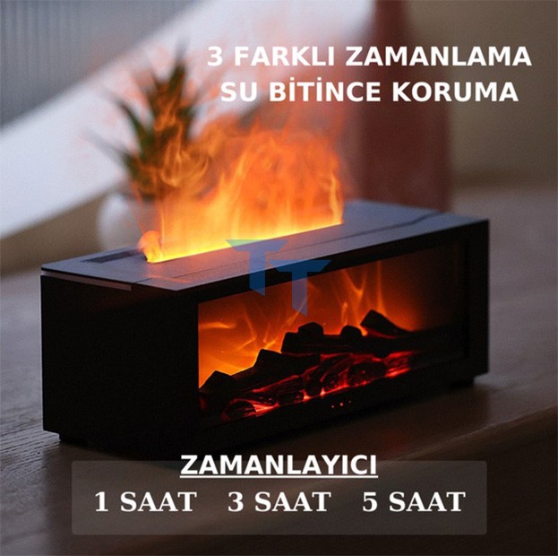 Şömineli Kumandalı Nemlendirici