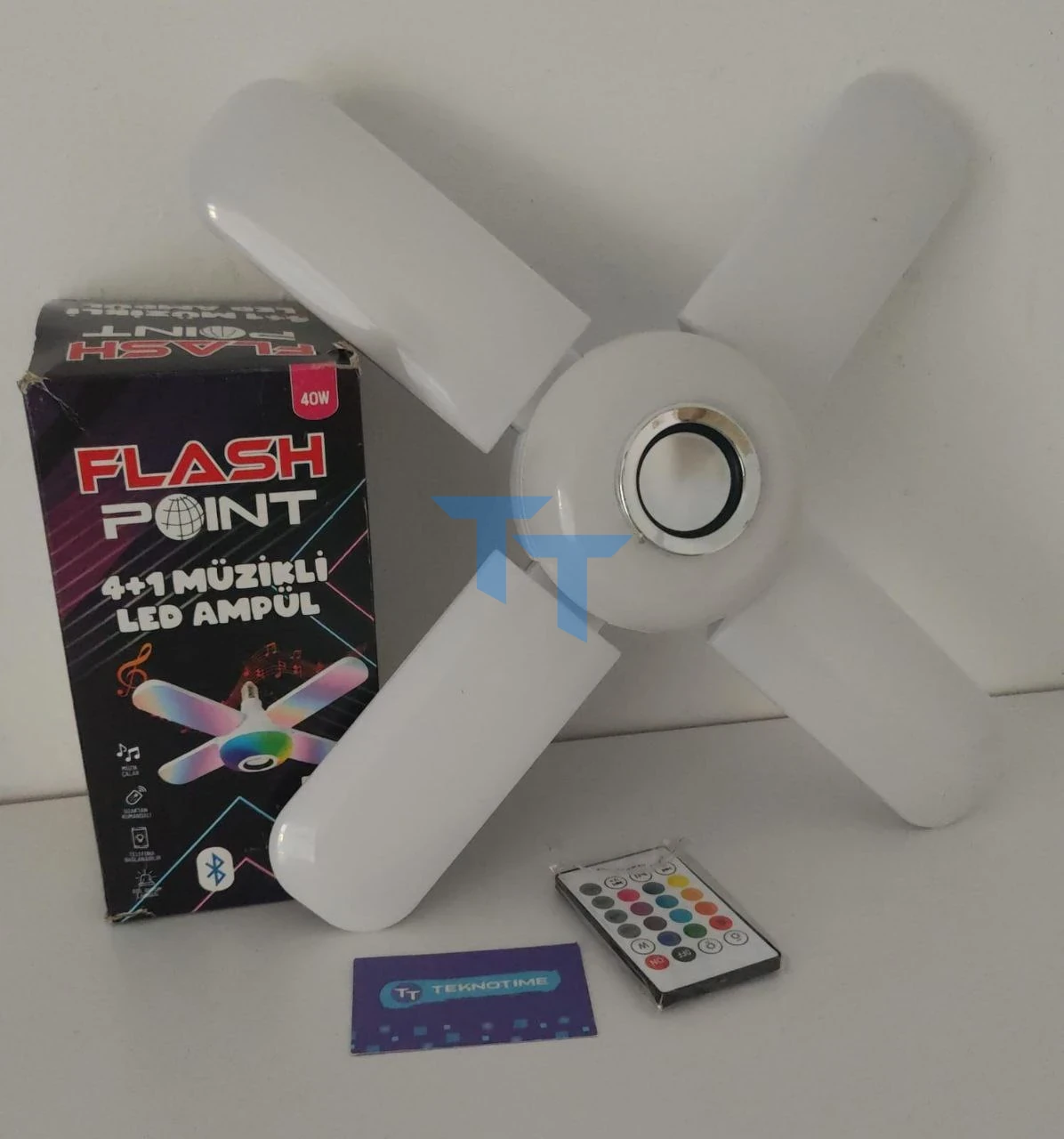 Flash Point 4+1 Müzikli Led Ampül