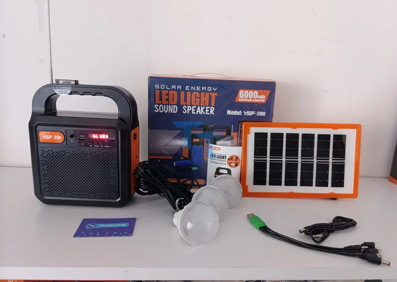 YSF-200 Kamp Hoparlörü ve Aydınlatma Çözümü